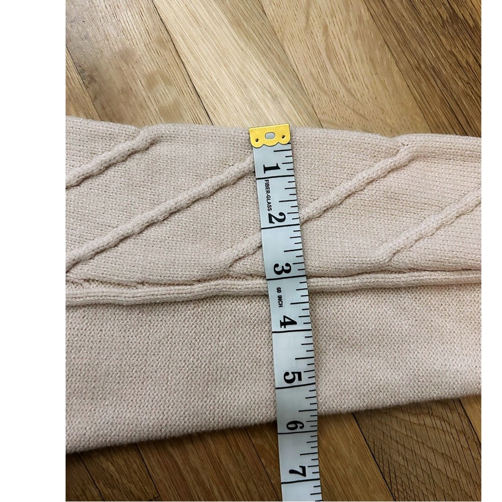 Lush Colorblock Red and Cream Cropped Button Cardigan - Picture 13 of 15